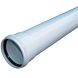 FloPlast Ring Seal Soil Pipe Single Socket - 110mm x 3mtr White - Pack of 2