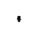 FloPlast Ring Seal Soil Boss Pipe Single Socket - 110mm Black