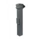 Cast Iron Square Downpipe Eared Access Pipe - 100mm Primed