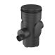 SiltGuard Silt Trap with Filter And Lid - 1080mm Deep x 450mm Diameter with 160mm Outlets