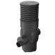SiltGuard Silt Trap Heavy Duty with Filter And Lid  - 2000mm Deep x 450mm Diameter with 160mm Outlets