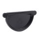 Galeco Steel Gutter External Stopend - 120mm Black