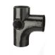 Push Fit Cast Iron Soil Branch with Right Hand Boss - 92.5 Degree x 100mm