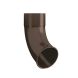 Lindab Steel Downpipe Shoe - 75mm Brown