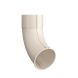 Lindab Steel Downpipe Shoe - 87mm Antique White