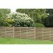 Pressure Treated Contemporary Slatted Fence Panel - 1800mm x 1800mm