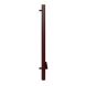 Lindab Steel Vandal Reinforced Pipe with Leaf Trap - 102mm x 2mtr Dark Red