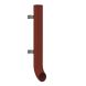 Lindab Steel Vandal Reinforced Pipe with Shoe - 102mm x 0.85mtr Dark Red