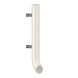 Lindab Steel Vandal Reinforced Pipe with Shoe - 102mm x 0.85mtr Antique White