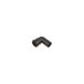 FloPlast Push Fit Waste Bend Swivel - 90 Degree x 40mm Black