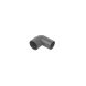 FloPlast Solvent Weld Waste Bend Swivel Male and Female - 90 Degree x 32mm Grey