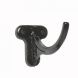 Cast Iron Beaded Half Round Gutter Fascia Bracket - 125mm Black