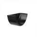 Cast Iron Half Round Gutter Internal Stopend - 150mm Black