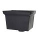 Cast Iron Rectangular Standard Hopper Head Square Outlet - 305mm for 75mm Downpipe Black
