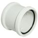 FloPlast Industrial/ Xtraflo Downpipe Double Socket Coupling - 110mm White