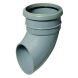 FloPlast Industrial/ Xtraflo Downpipe Single Socket Shoe - 110mm Grey