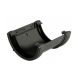 FloPlast Half Round Gutter Union Bracket - 112mm Anthracite Grey
