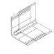 Aluminium Cladding Two Part Internal Corner - 2825mm Natural Oak