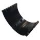 Aluminium Beaded Half Round Gutter Union - 125mm PPC Finish Black (9005 Matt)
