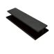 Standard Composite Panel Cladding H Trim - 3.6m x 50mm Black