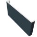 410mm Anthracite Grey Smooth Fascia Capping Board Double Ended Box End - 10mm x 1.25mtr