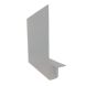 Aluminium Fascia J Profile Box End Assembly - 400mm x 2mm x 400mm Painted