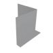 Aluminium Fascia L Profile Internal 90 Degree Corner - 150mm x 2mm Painted