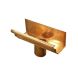 Copper Large Ogee Gutter Running Outlet To 80mm