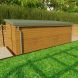 Galeco Steel Gutter Standard Shed Pack Pent Style Roof - 12x6-20x12 Galvanised