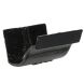 Cast Iron Ogee Gutter Union - 115mm Black