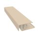 Foresta Wood Effect Cladding Two-Part Lacquered Aluminium Edge Trim - 3mtr For Sheffield Oak