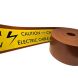 Groundarmor Electricity Cable Tile Tape - 200mm x 2.5mm x 40m