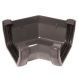 FloPlast Square Gutter Angle - 135 Degree x 114mm Anthracite Grey