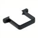 FloPlast Square Flush Downpipe Clip - 65mm Black