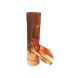 Copper Round Downpipe Water Diverter - 80mm