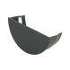 FloPlast Cast Iron Effect Half Round Gutter Internal Stopend - 112mm