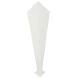 White Fascia Bargeboard Finial - 340mm