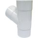 FloPlast Deepflow/ Hi-Cap Downpipe Branch - 67.5 Degree x 80mm White