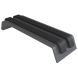 Cast Aluminium Half Round Gutter Union - 100mm Black (9005 Leatherette)