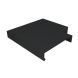 Aluminium Coping for 141-200mm Wall - 90 Degree Angle - 260mm Black (9005 Matt)