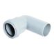 FloPlast Push Fit Waste Bend Swivel - 90 Degree x 40mm White