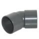 FloPlast Solvent Weld Waste Bend Swivel - 135 Degree x 32mm Anthracite Grey