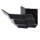 Cast Iron Moulded Ogee Gutter External Angle - 135 Degree x 125mm Black