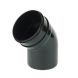 FloPlast Industrial/ Xtraflo Downpipe Solvent Weld Offset Bend Bottom - 110mm Black