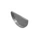 Zinc Half Round Gutter Stop End - 125mm