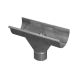 Zinc Half Round Gutter Running Swiss Outlet To 80mm