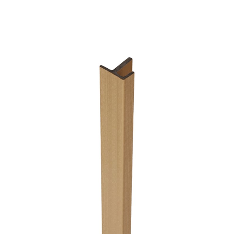 Composite Panel Cladding F Trim - 3.6mtr Natural Oak
