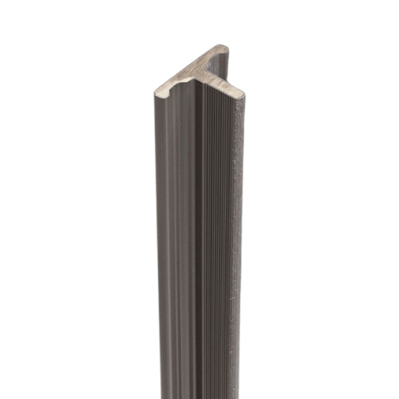 Composite Slatted Cladding Joint Trim - 3.6mtr Argent