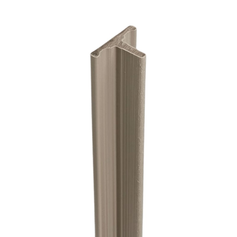 Composite Slatted Cladding Joint Trim - 3.6mtr Silver Birch
