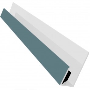 Weatherboard Cladding Universal Edge Trim - 3mtr Colonial Blue